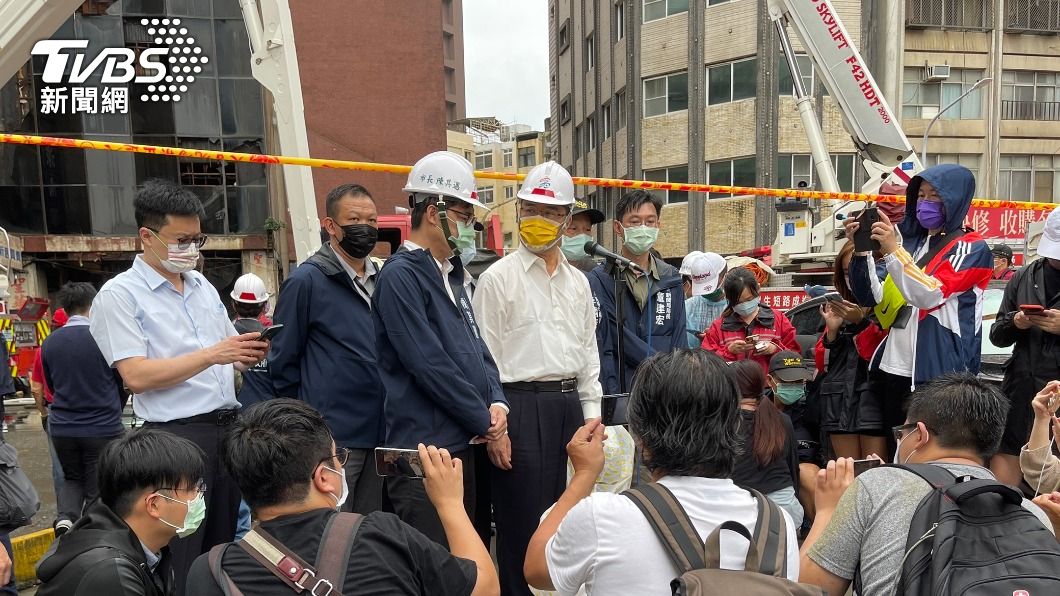 陳其邁表示，不排除為人為因素導致。（圖／TVBS）