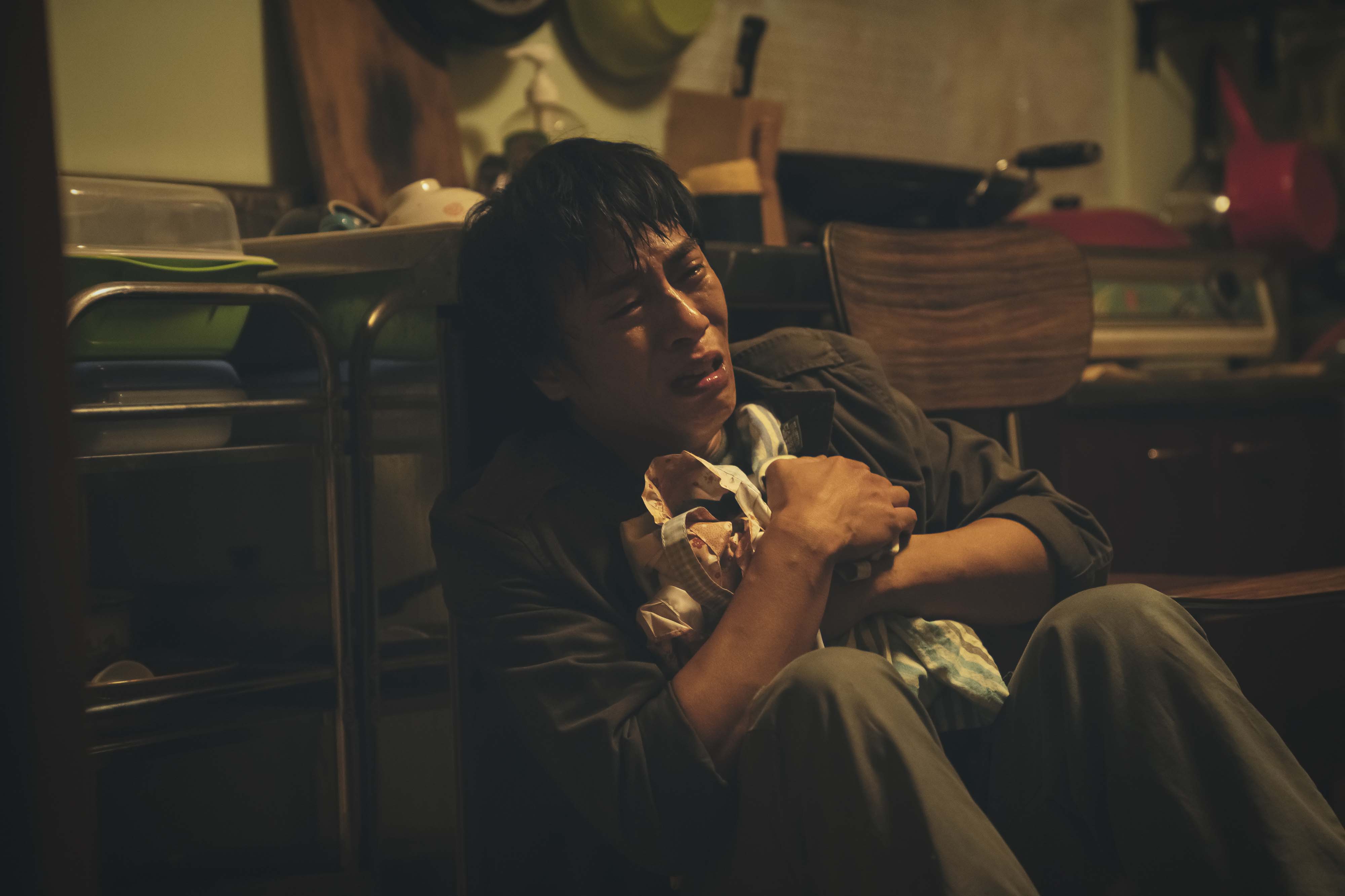 莊凱勛在《誰在你身邊》哭到讓粉絲揪心。(圖/LiTV、HBO GO提供)