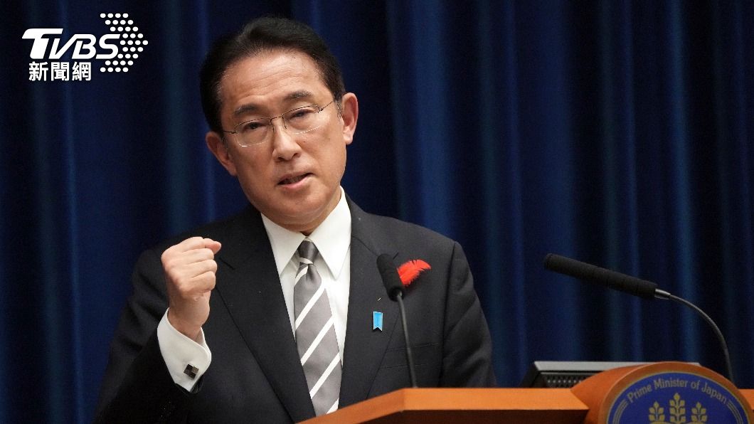 日本新任首相岸田文雄。(圖/達志影像美聯社)