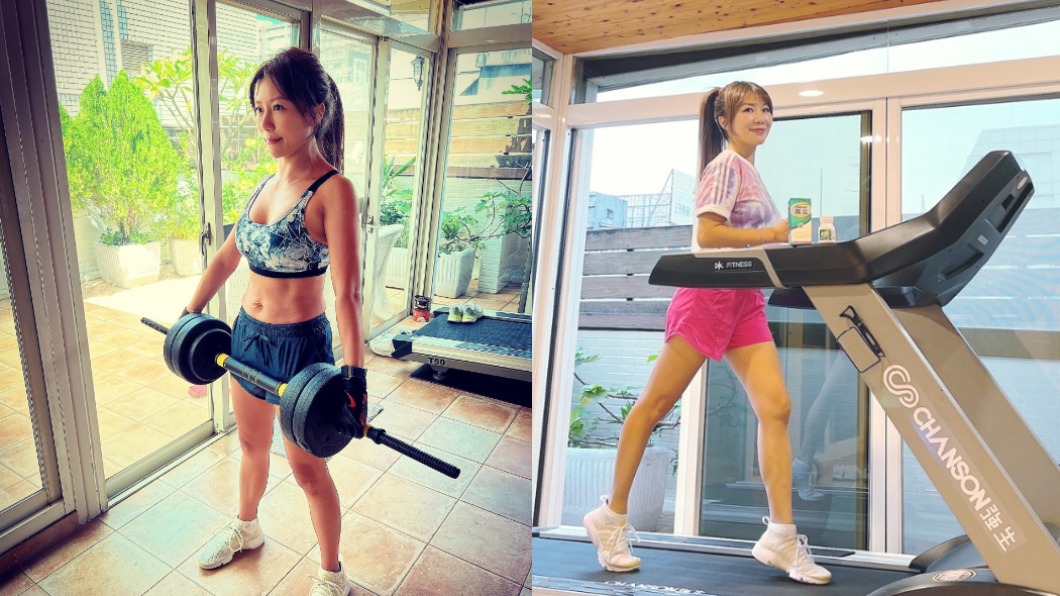 佩甄不斷嘗試各種運動。(圖/翻攝自李佩甄臉書)