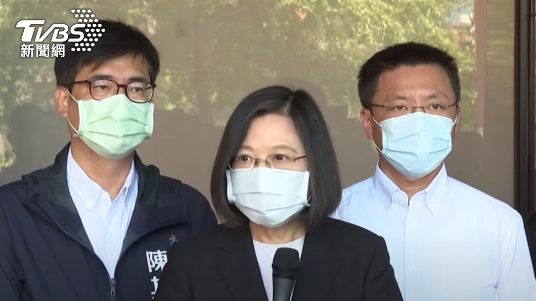 城中城惡火!陳其邁臉色凝重站身後 蔡英文說話了
