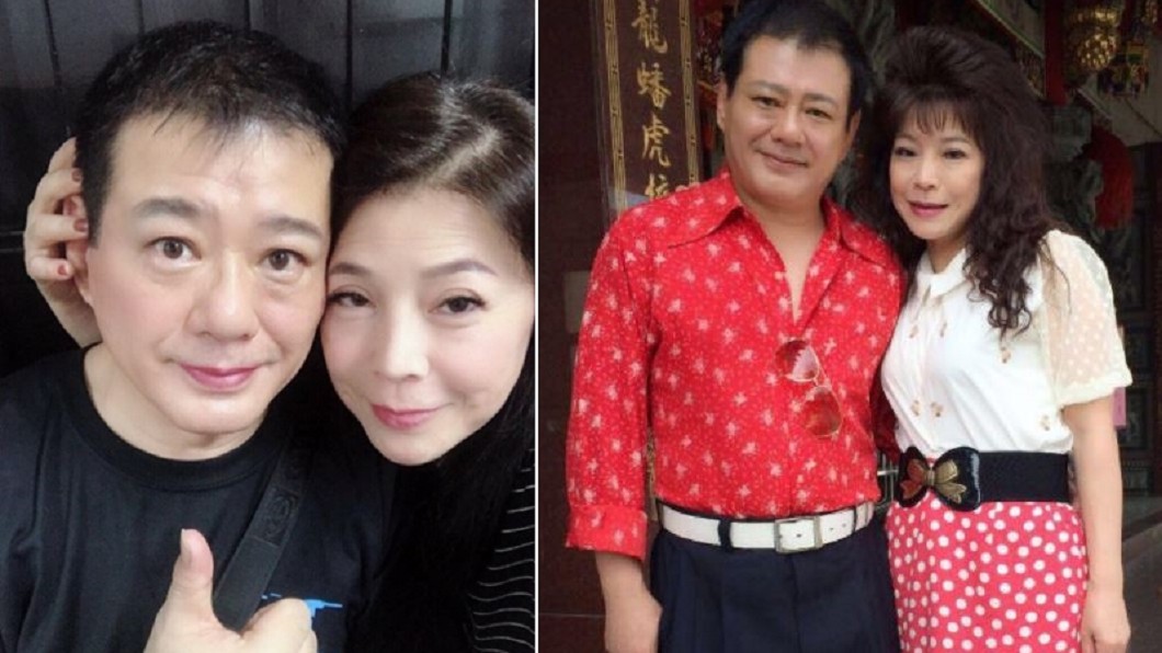 阿娥和安迪鶼鰈情深。(圖/翻攝自安迪&阿娥藝家人臉書)