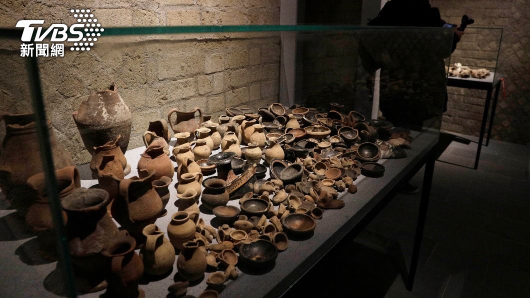 博物館內展示大量考古出土的文物。(圖/達志影像美聯社)