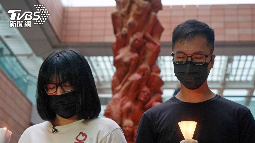 國殤之柱在校園內展示多年。(圖/達志影像美聯社)