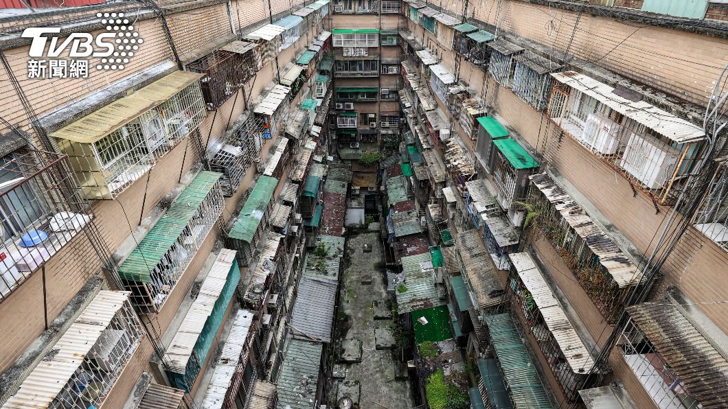 北市信維大樓建齡達50年。（圖／中央社）