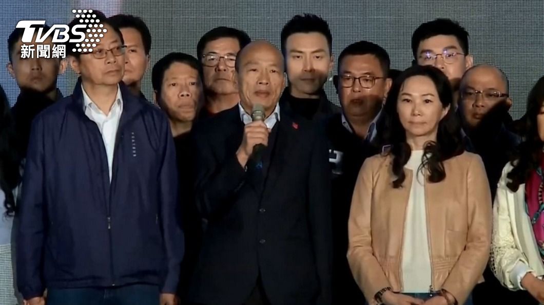 韓國瑜帶職選總統卻失利。(圖/TVBS資料畫面)