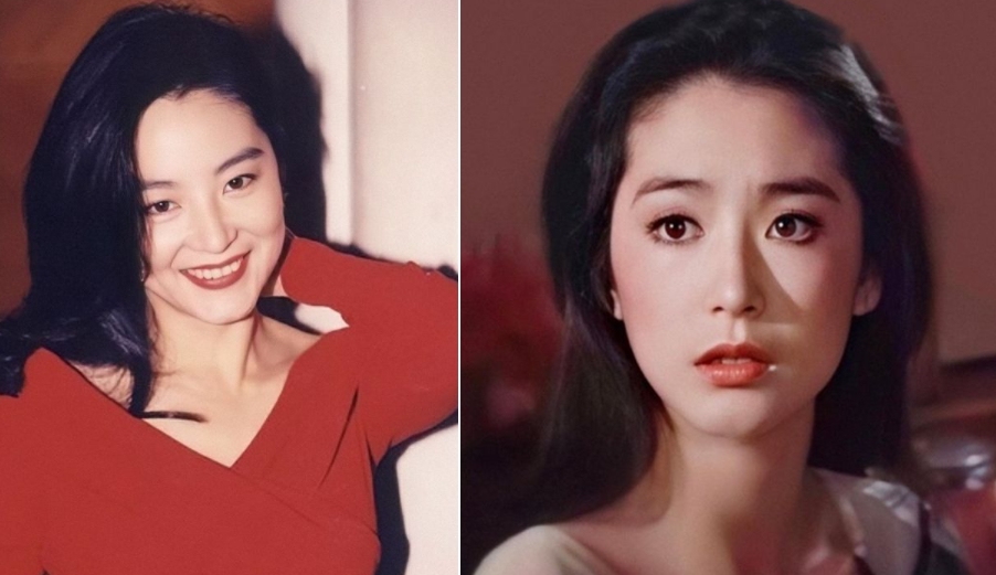 林青霞年輕美照曝光。(圖/翻攝自brigitte.lin IG)