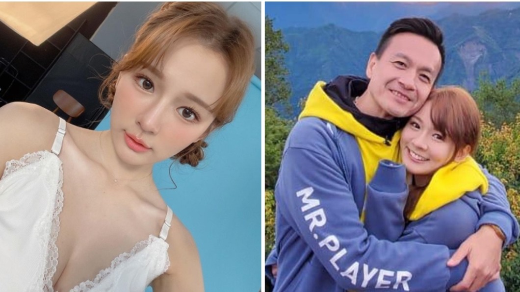 小鐘和林莎在節目中表現有如情侶。(圖/翻攝自林莎IG、小鐘臉書)
