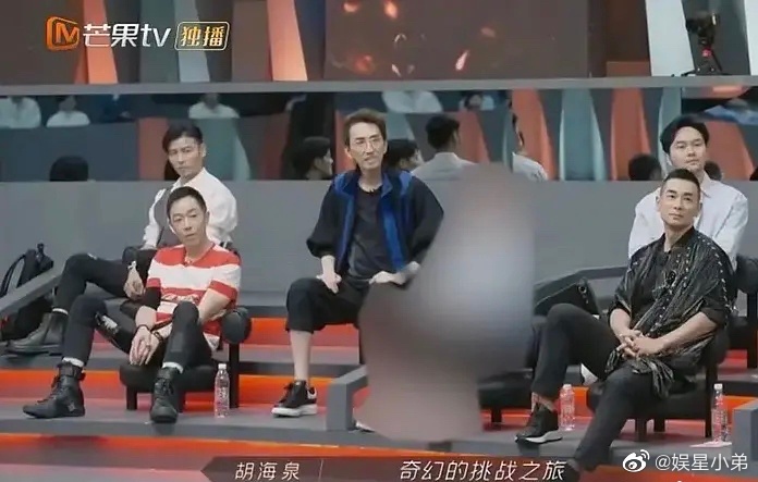 李雲迪出現的片段都被馬賽克處理。(圖/翻攝自娛星小弟微博)