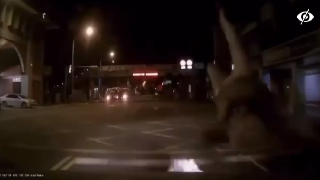 驚悚!9旬嬤推嬰兒車過馬路遭撞飛 女駕駛驚喊:怎麼辦