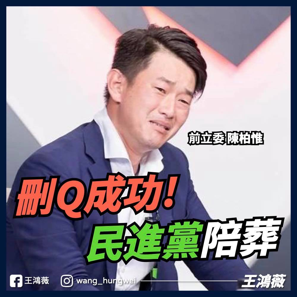 王鴻薇認為民進黨全黨陪葬。(圖/翻攝自王鴻薇Facebook)