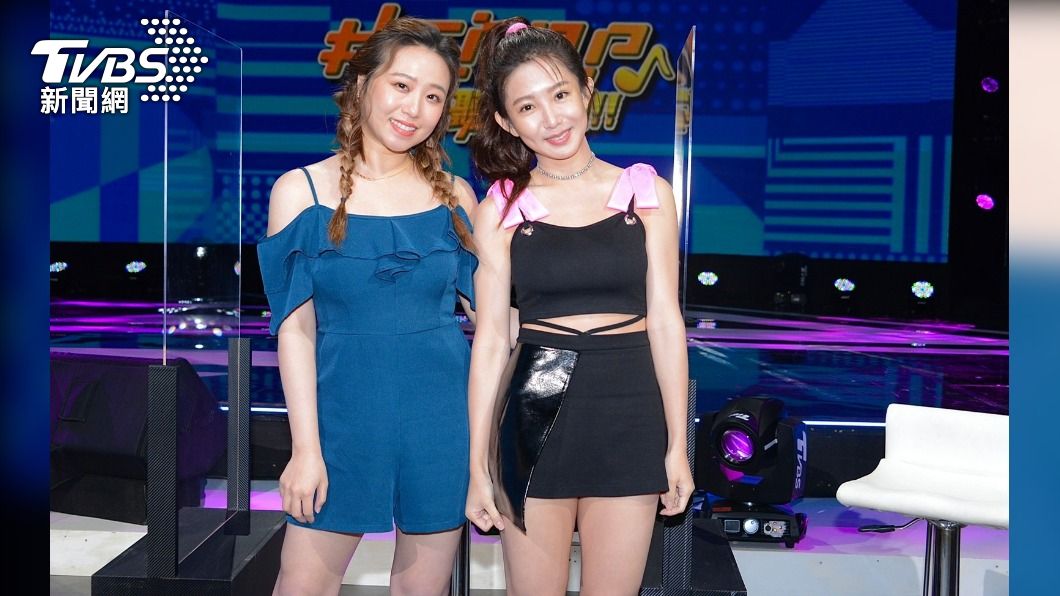 茵聲與瑤瑤一起上《#T-POP我們聽大的！！》。（圖／TVBS）