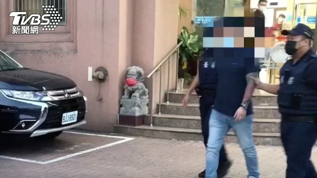 警方循線查獲到涉案的王嫌。(圖/TVBS)