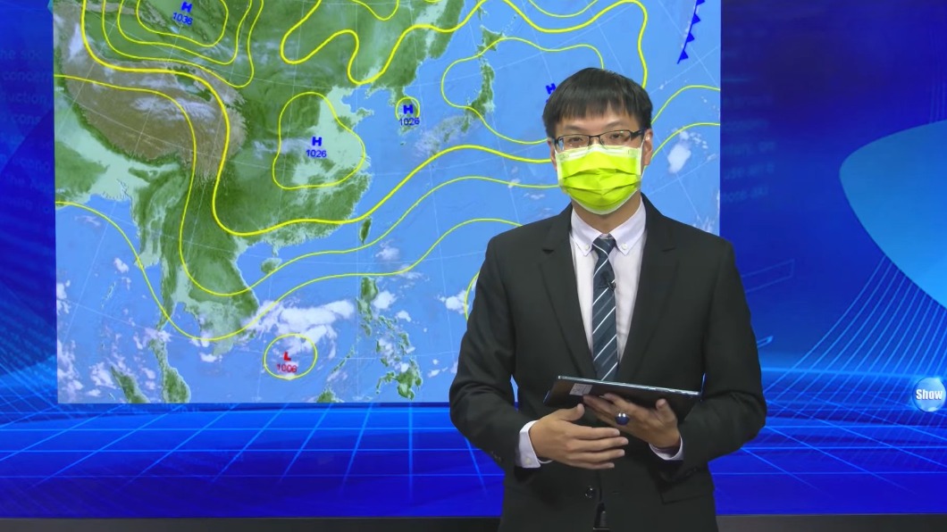 氣象局預報員劉宇其。(圖/氣象局)