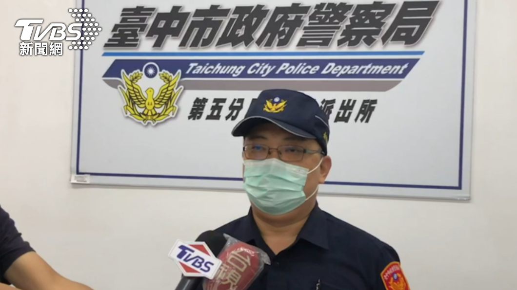 文昌派出所所長林志堅說明案情。(圖/TVBS)