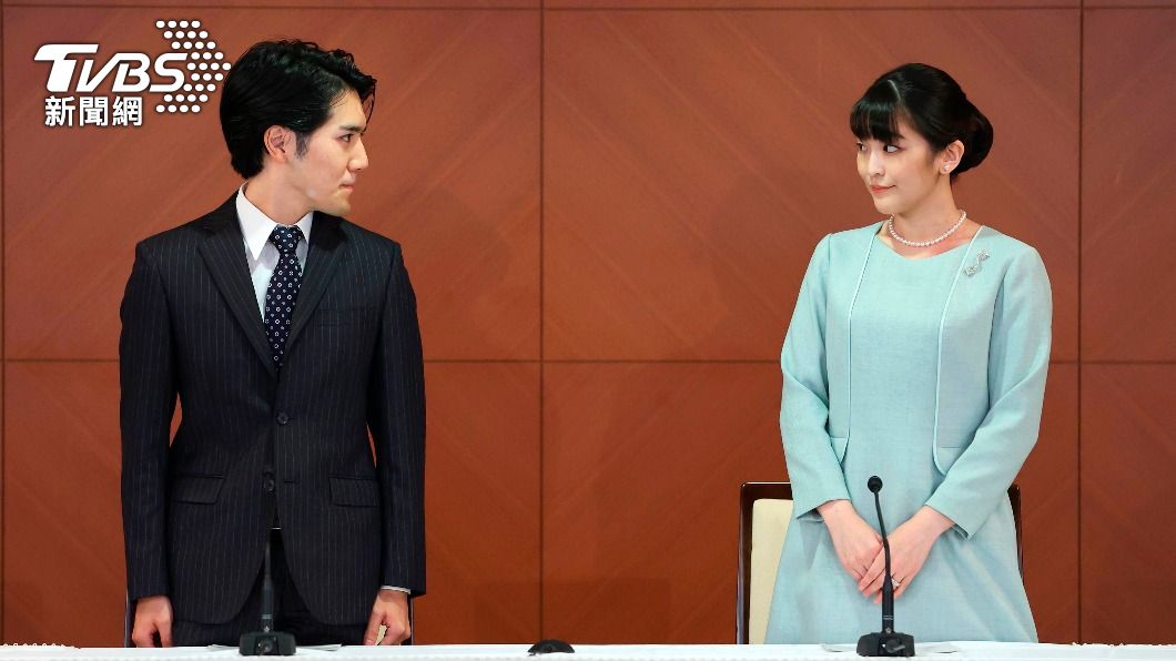日本網友砲轟小室圭的「我愛真子」太輕浮。(圖/達志影像美聯社)