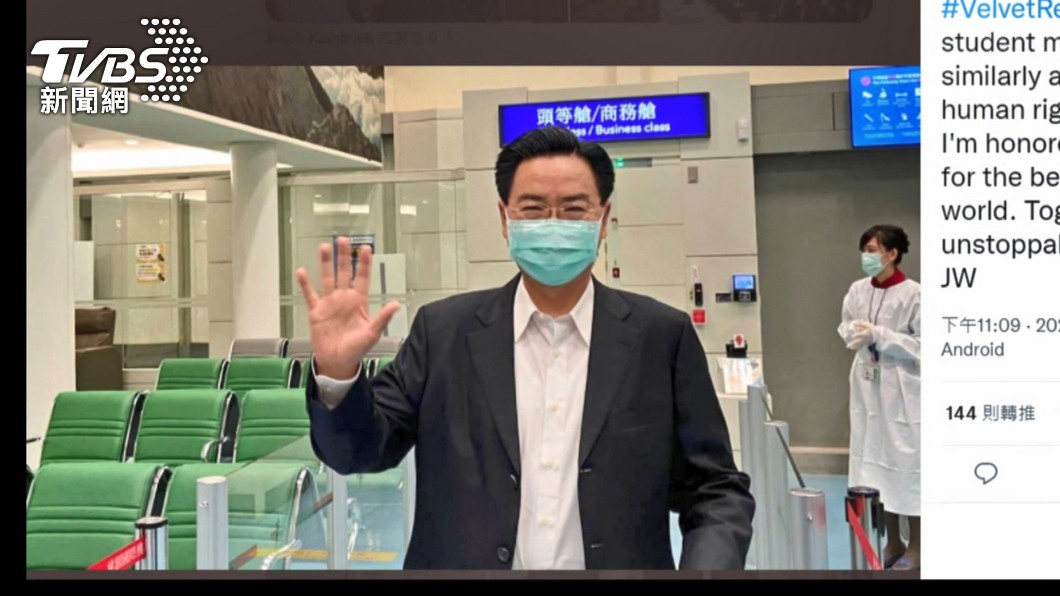 吳釗燮本週出訪斯洛伐克與捷克。（圖／TVBS）