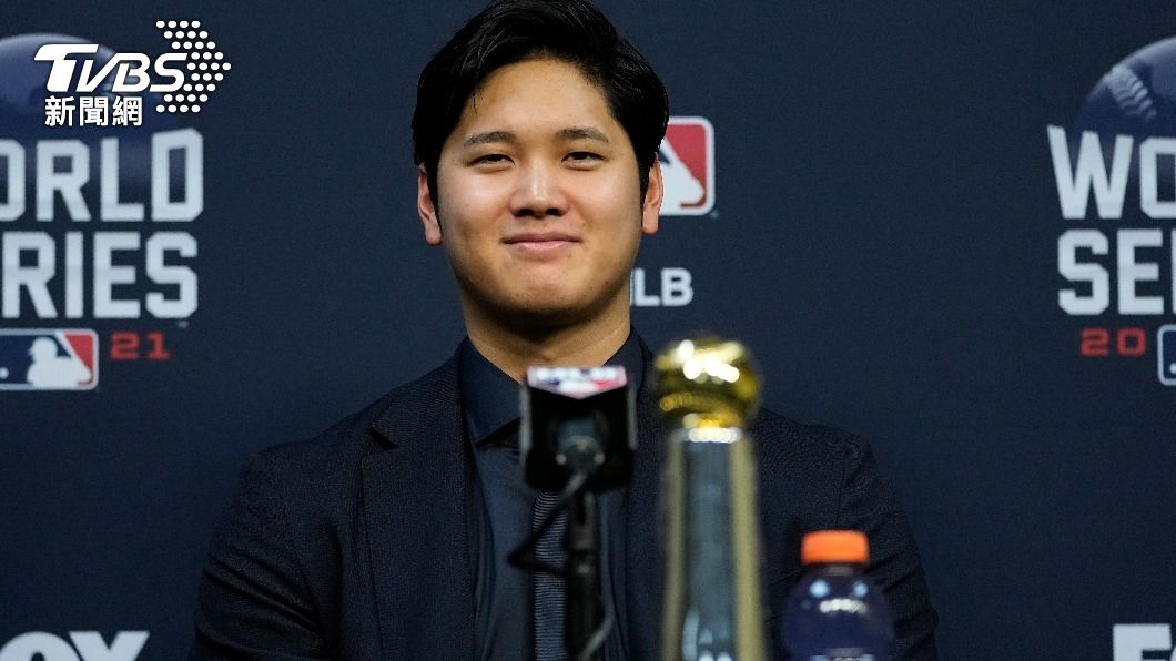 大谷翔平成為史上獲得歷史成就獎的第16人。(圖/達志影像美聯社)