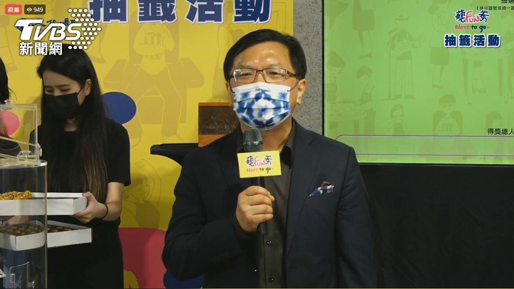 今日由文化部常務次長李連權抽籤。(圖/文化部)