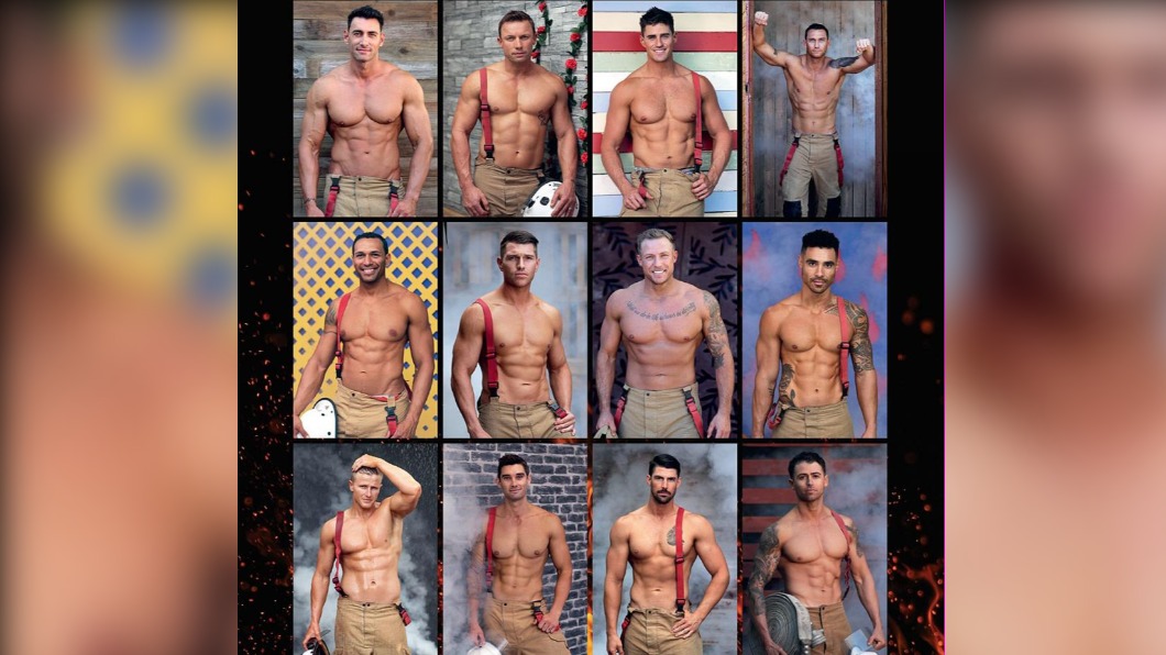 澳洲消防隊推出2022年猛男月曆。（圖／翻攝自australian firefighters calendar）