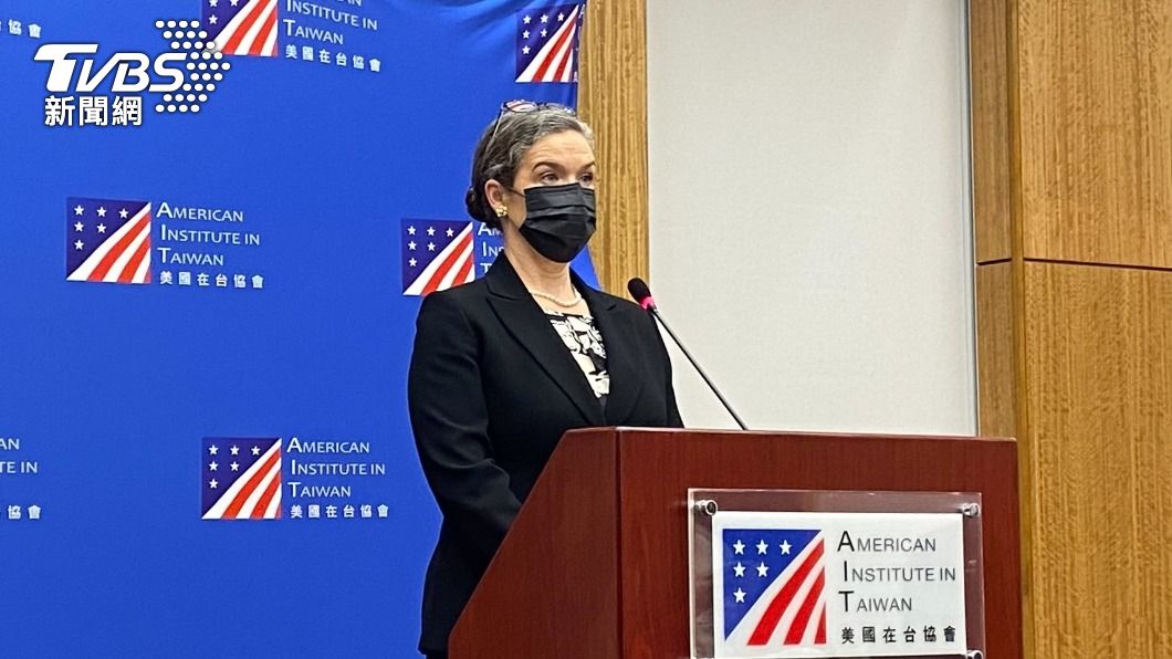 來台後首次記者會 孫曉雅:致力助台維持自衛能力