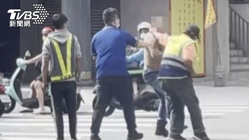 郭姓工作人員受傷。（圖／民眾提供）