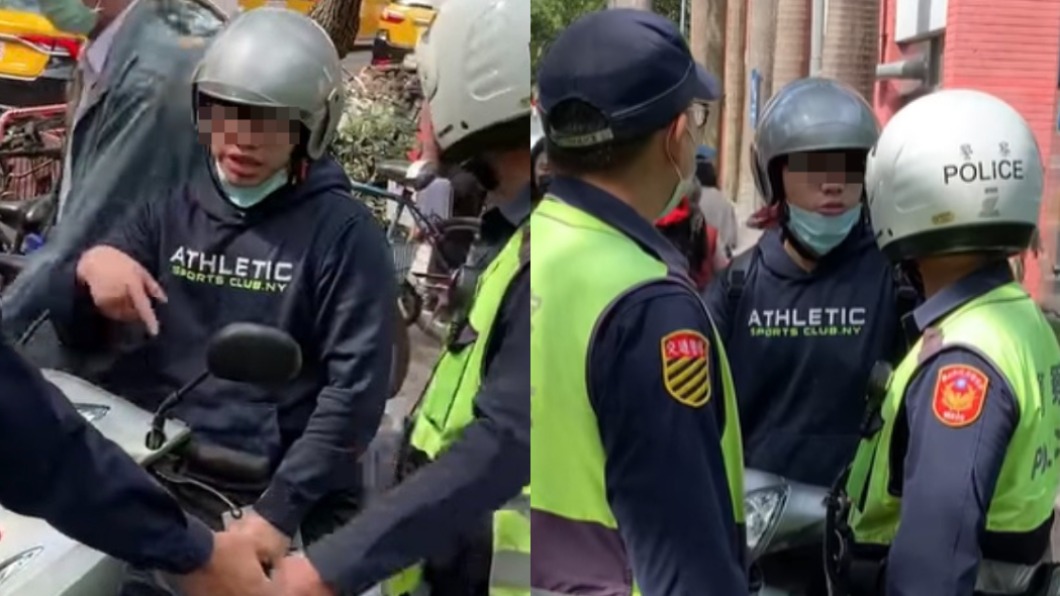 人行道逆向飆車不聽勸！台北跳針哥挨罰怒嗆警：好愛演