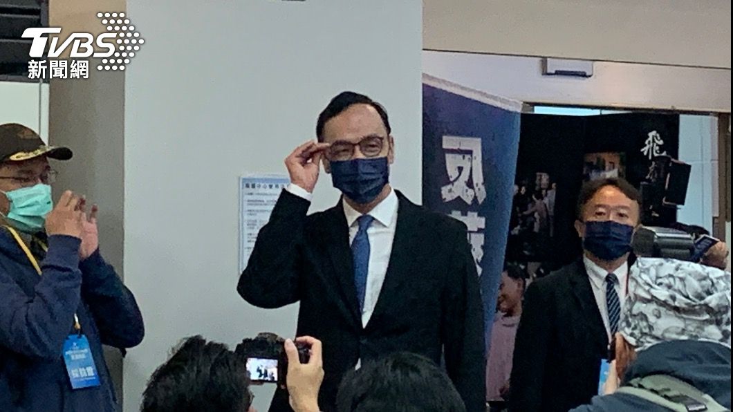 國民黨主席朱立倫。(圖/TVBS)