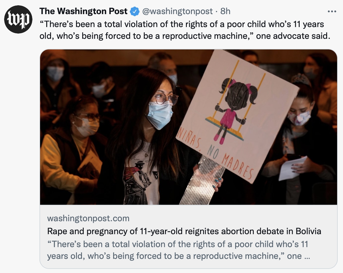 少女所遭遇的不公平對待在社會上延燒。(圖/翻攝自@washingtonpost)