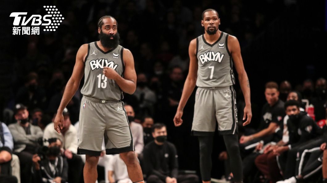 杜蘭特被趕出場 哈登大三元率NBA籃網擊敗活塞