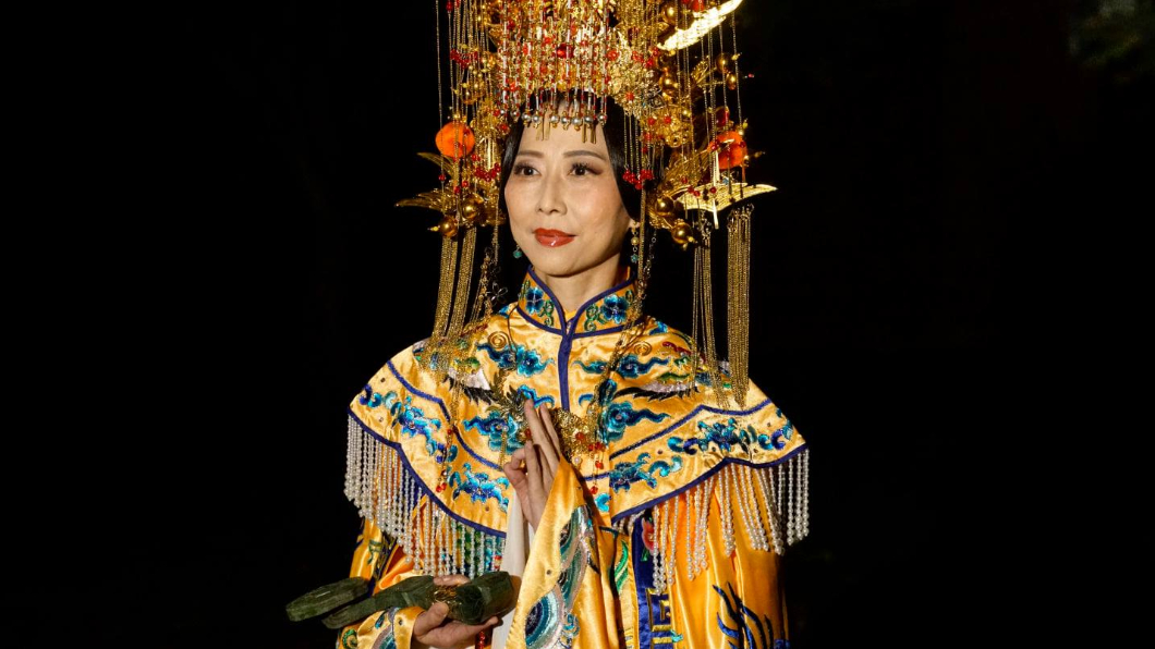 陳亭妃拍戲「扮媽祖」　她看播出傻眼：差點吐出鮮血