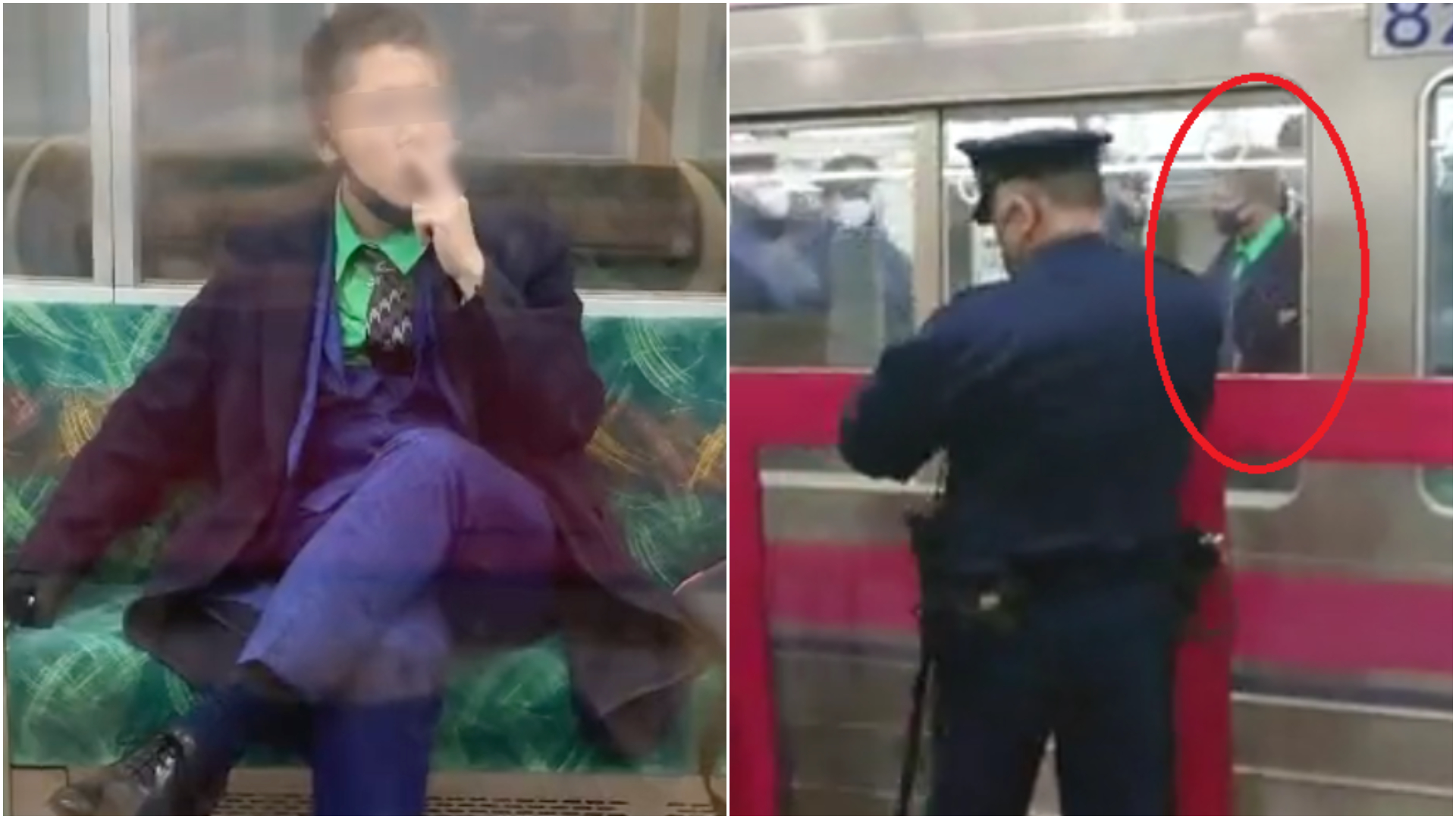 電車小丑:後悔沒殺更多人 工作不順不敢死「拉人陪葬」