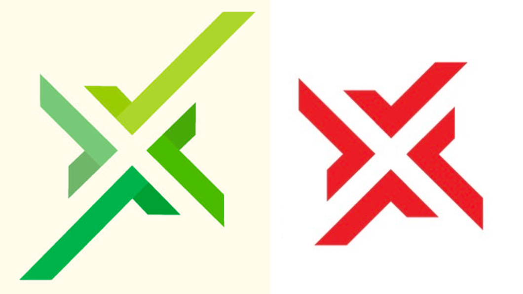 綠營「四個不同意」公投文宣LOGO被網友爆出抄襲。（圖／翻攝自民進黨臉書、PTT）