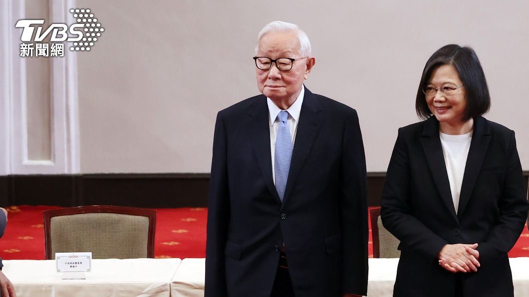總統蔡英文宣布張忠謀5度代表出席APEC領袖會議(。圖/中央社)