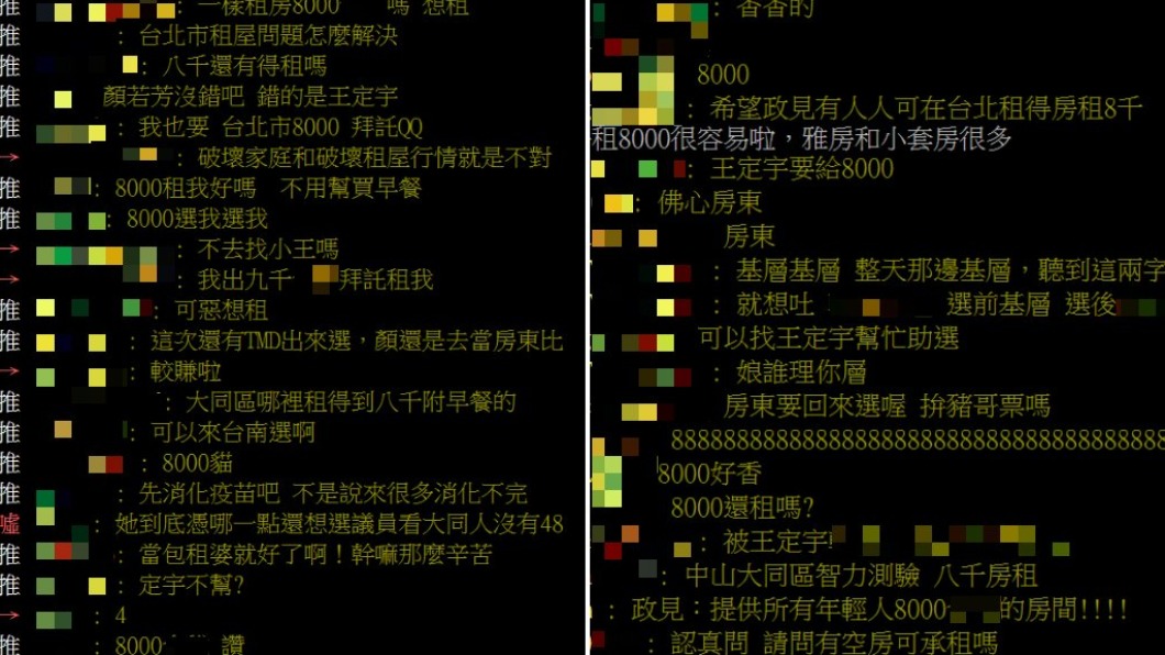 顏若芳傳參選2022引發網友討論。(圖/翻攝自PTT)