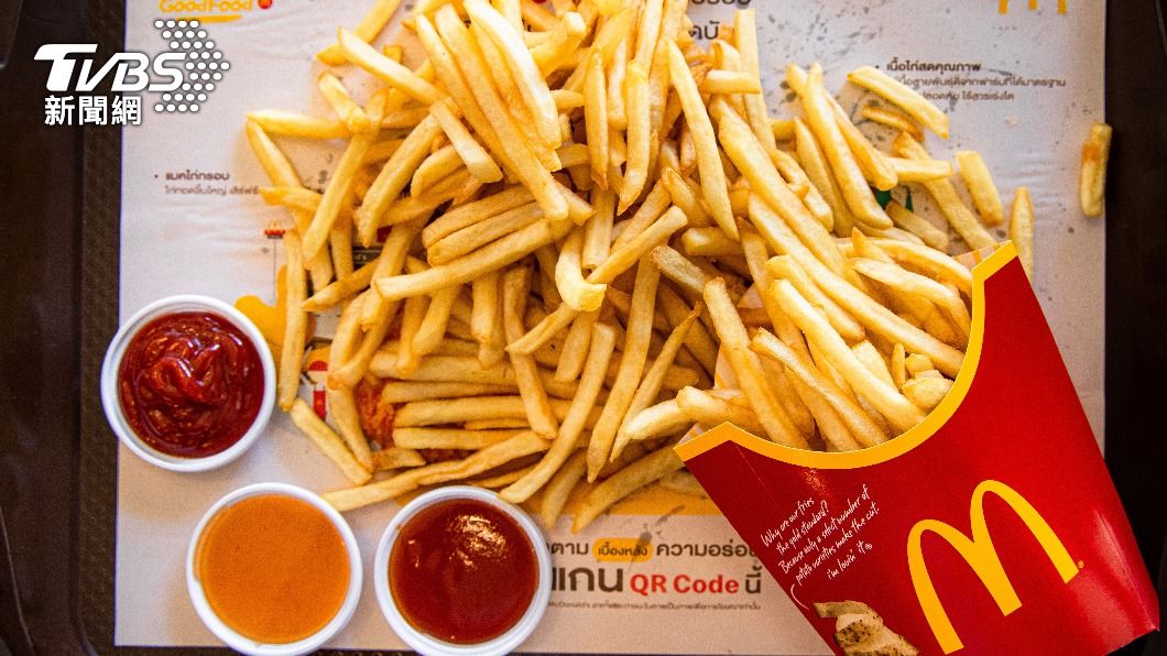 薯條是用馬鈴薯製作,是麥當勞最環保的餐點。(示意圖/shutterstock 達志影像)