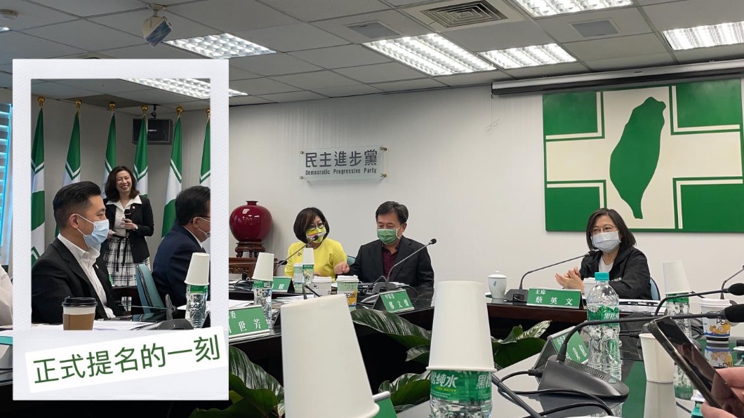 林靜儀被蔡英徵召出戰中二選區立委補選。（圖／翻攝自何志偉臉書）