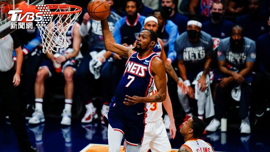 杜蘭特狂砍32分擒老鷹 NBA籃網喜迎3連勝