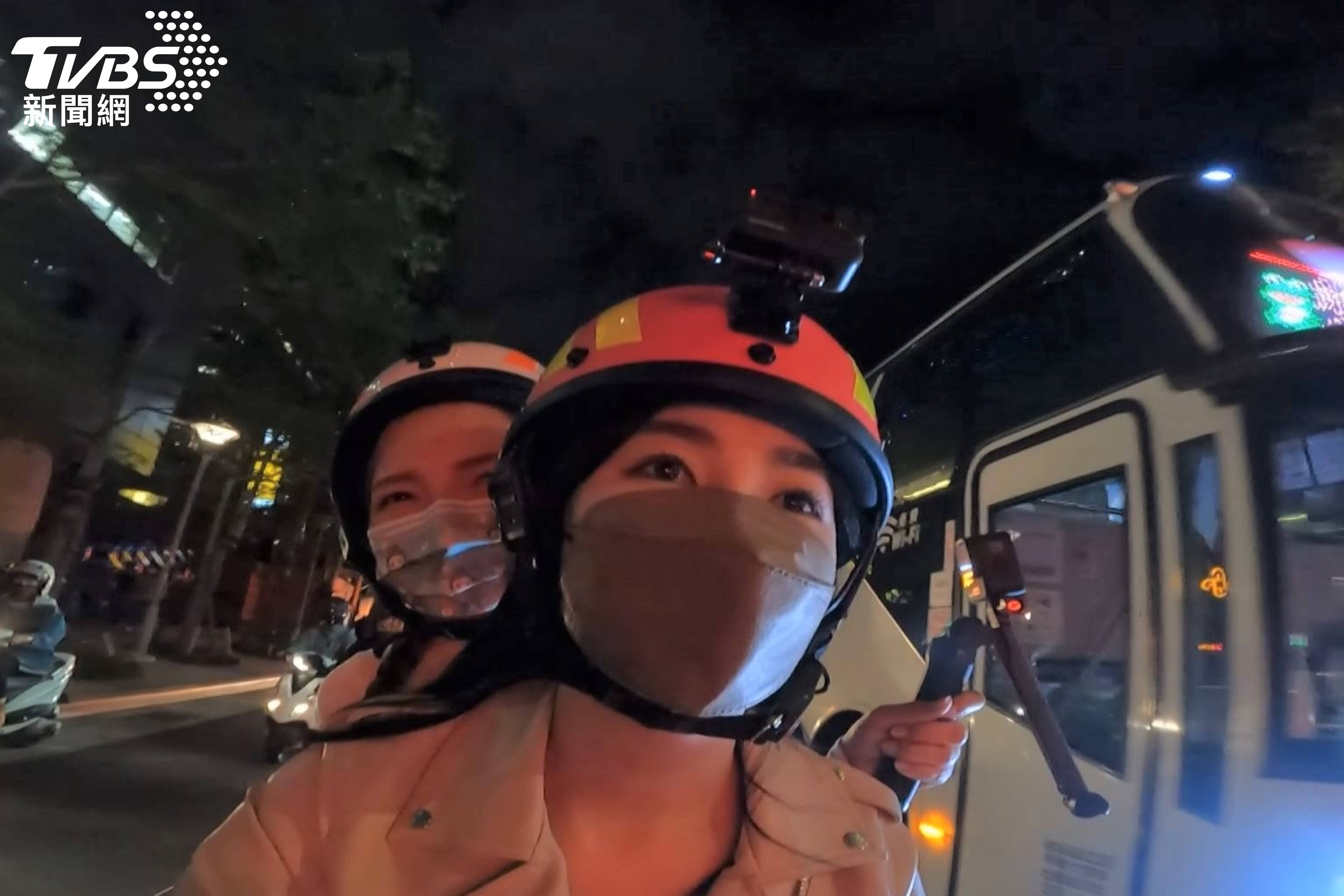 有著10年豐富騎車經驗的舒子晨，在《地球黃金線 網路版》展現高超技巧。(圖/TVBS提供)