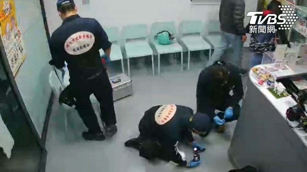 工程行遭人開槍。（圖／TVBS）