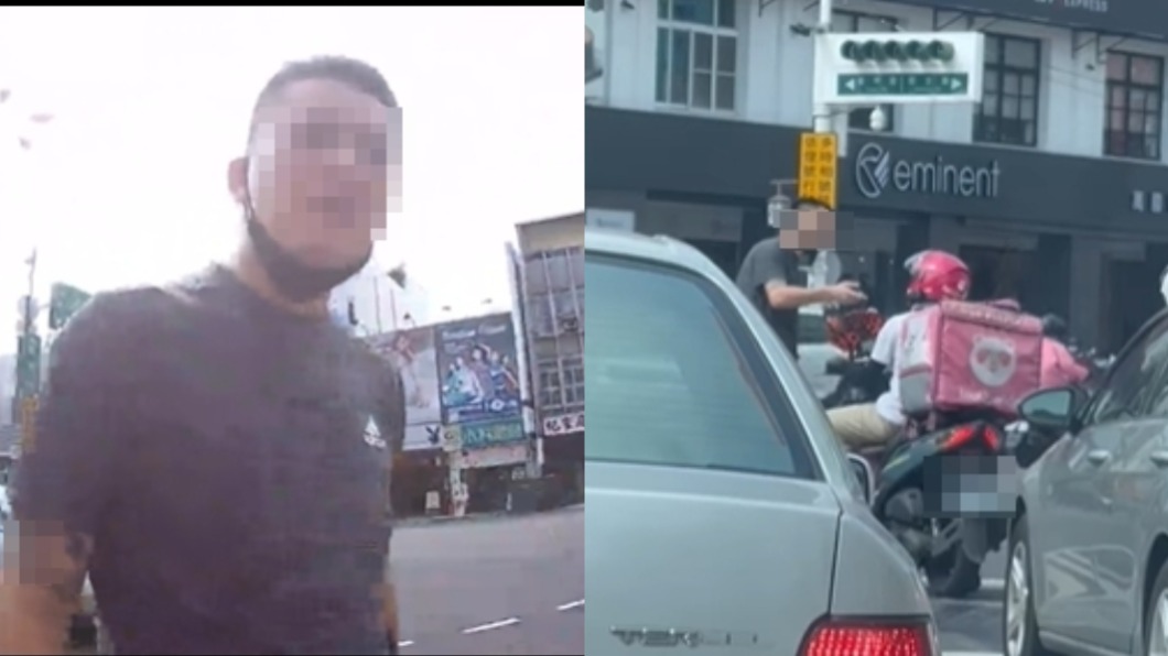 保時捷男違停！熊貓按喇叭　駕駛下車怒嗆：難怪你做外送