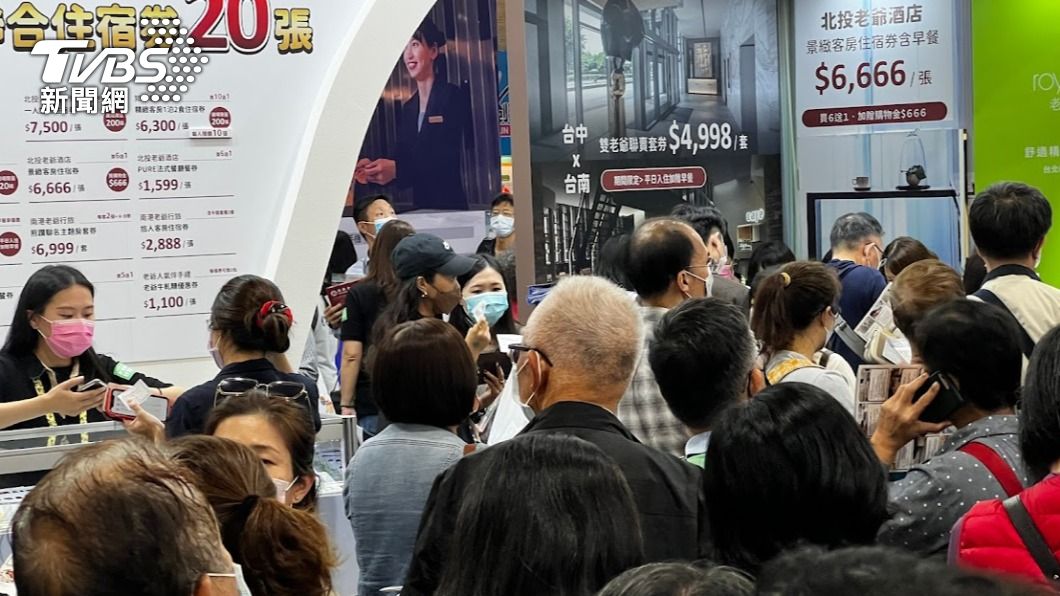 老爺酒店指今日業績較去年同期業績成長135%。(圖/TVBS)