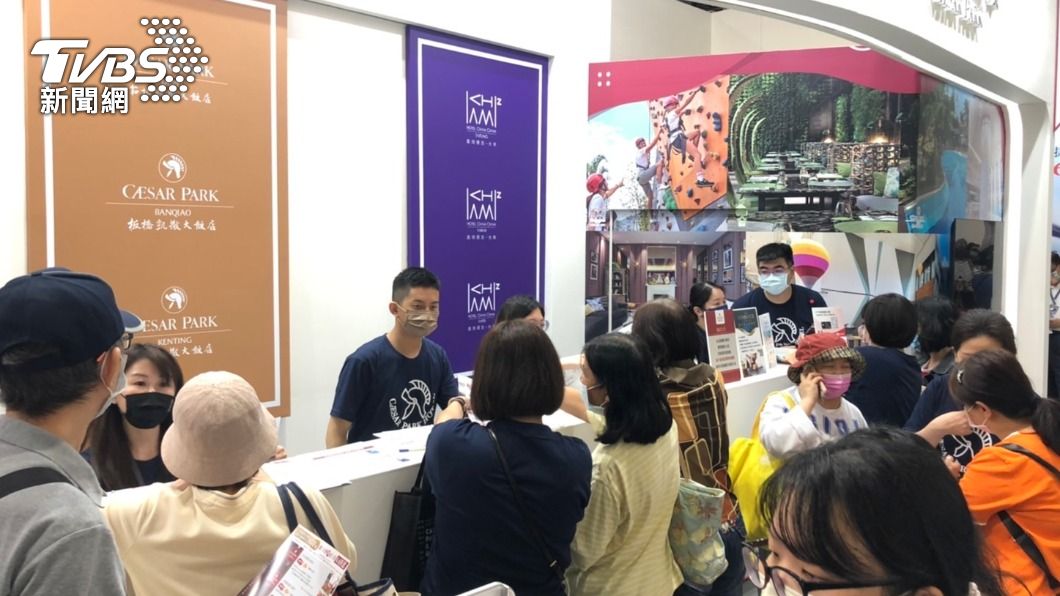 凱撒飯店業績也比去年成長一半以上。(圖/TVBS)