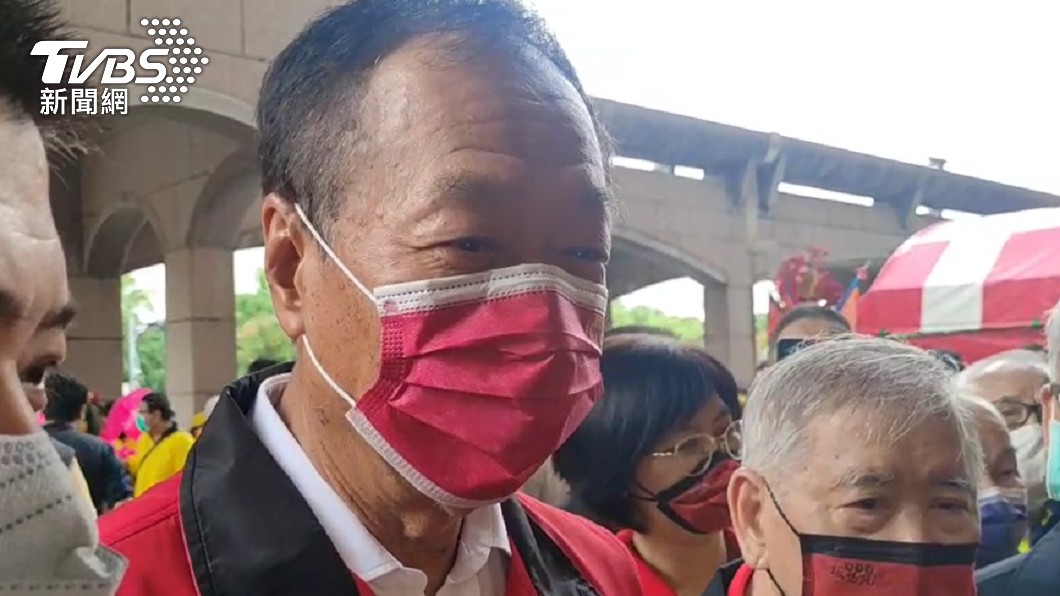 郭台銘有4事相求媽祖。（圖／TVBS）