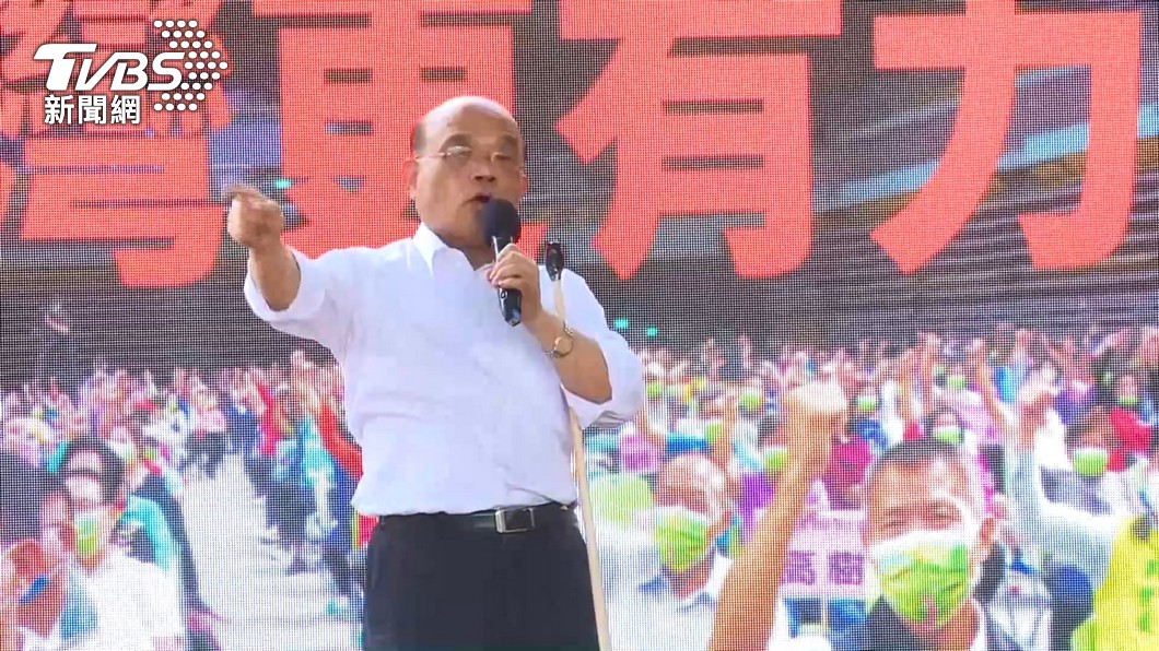 蘇貞昌積極宣導四大公投。(圖/TVBS資料畫面)