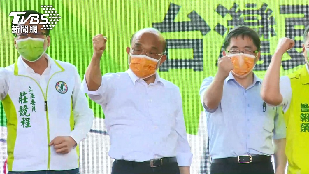 蘇貞昌積極宣導四大公投。(圖/TVBS資料畫面)