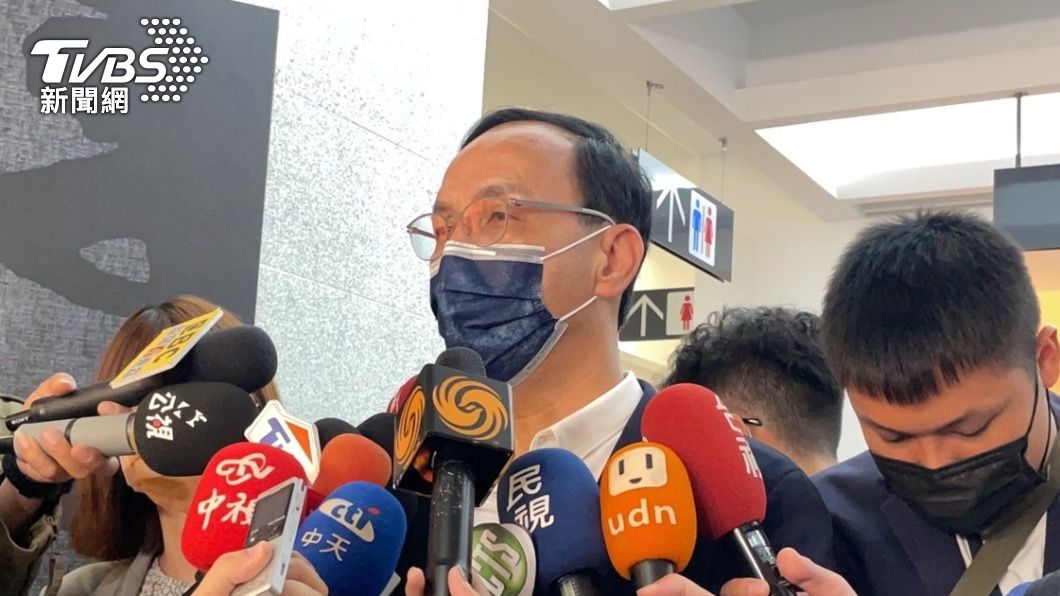 國民黨主席朱立倫。（圖／TVBS）
