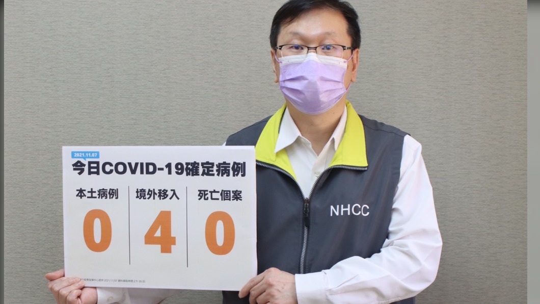 本土再+0！增4境外移入　3人是「突破性感染」