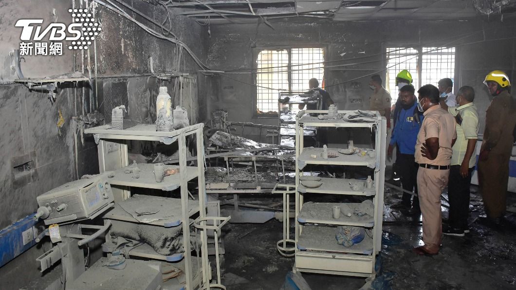 印度新冠專責病房突竄火!11重症患者「缺氧」身亡