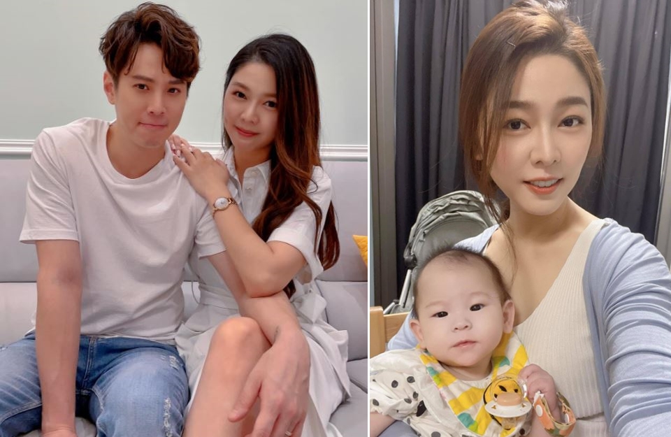 白家綺與吳東諺結婚後,再生下1對兒女,1家6口超幸福。(圖/翻攝自白家綺臉書)